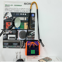 バイカラーショルダーバッグ