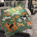 Cotton Rug - DOGS! -