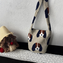 ドッグフェイスバケットショルダーバッグ