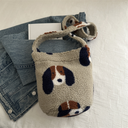 ドッグフェイスバケットショルダーバッグ