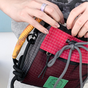 バイカラーショルダーバッグ