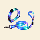 光る首輪＆リード