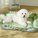 スウィートチェックフリルベッド