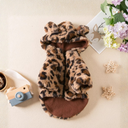 レオパードファーフーディー