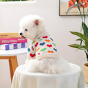 カラフルハートニット