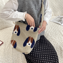 ドッグフェイスバケットショルダーバッグ