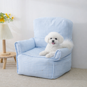 パステルシュガーチェックソファ