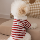 Boa border cozy knit