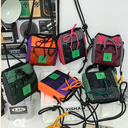 バイカラーショルダーバッグ