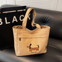 ダックスステッチトートバッグ