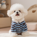 Boa border cozy knit