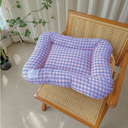 パステルギンガムクッションベッド