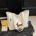 ダックスステッチトートバッグ