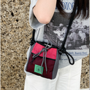 バイカラーショルダーバッグ