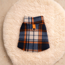 チェックウールベスト