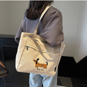 ダックスステッチトートバッグ