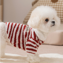 Boa border cozy knit