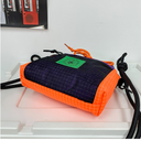 バイカラーショルダーバッグ