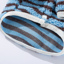 Boa border cozy knit