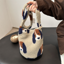 ドッグフェイスバケットショルダーバッグ