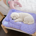 パステルギンガムクッションベッド