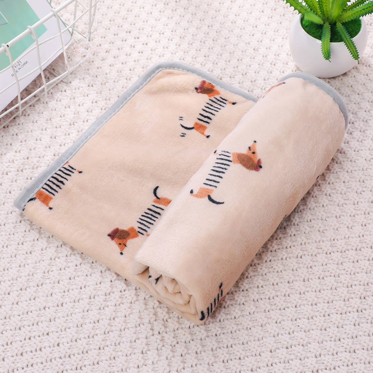 ダックスフンドフランネルブランケット – WeAllGood