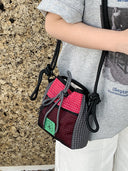 バイカラーショルダーバッグ